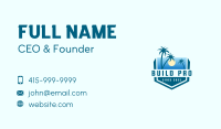 Tropical Summer Resort Business Card Image Preview