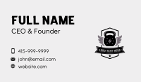 Kettlebell Weights Bodybuilding Business Card Preview