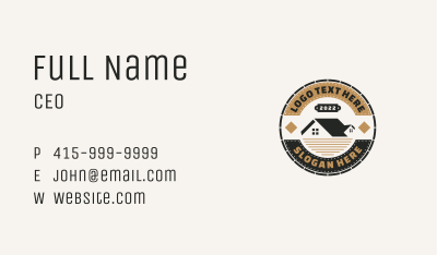 House Property Roofing Business Card Image Preview