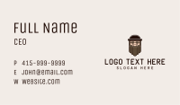 Old Man Beard Cartoon Business Card Image Preview