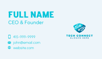 Tech Security Shield Business Card Image Preview