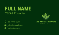 Sustainable Leaf Energy Business Card Image Preview