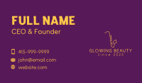 Gold Saxophone Music Business Card Design