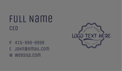 Cuisine Resto Wordmark Business Card Image Preview