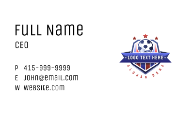 Football Soccer Tournament Business Card Image Preview