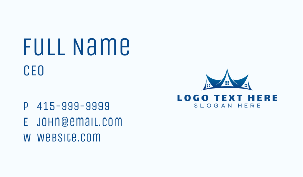 Roofing Home Realtor  Business Card Design Image Preview