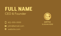 Gold Feather Paper Business Card Image Preview