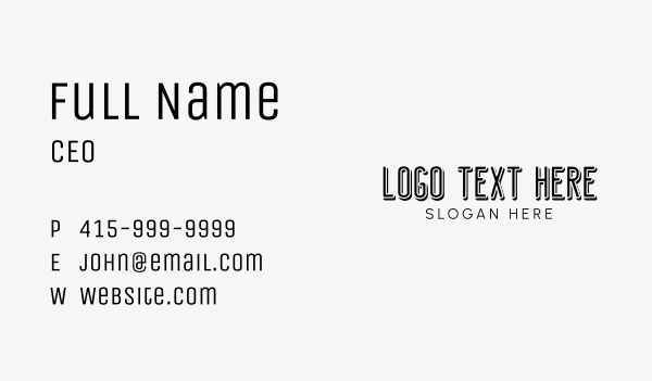Publishing Firm Wordmark Business Card Design Image Preview