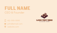 Chocolate Bar Dessert Business Card Image Preview