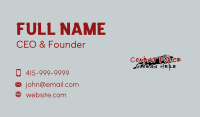 Horror Brush Wordmark Business Card Image Preview