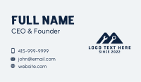 Construction Tool Mountain Business Card Image Preview