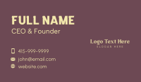 Generic Luxury Wordmark Business Card Image Preview