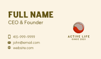 Chili Food Emblem  Business Card Design