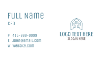 Abstract Hand House  Business Card Image Preview