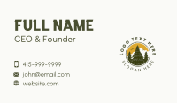 Pine Tree Forest Business Card Image Preview