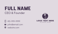 Laser Metal Engraving Business Card Design