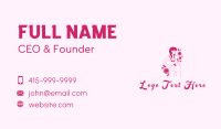 Woman Sexy Lingerie Business Card Design