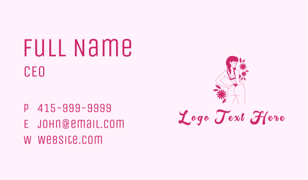 Woman Sexy Lingerie Business Card Design Image Preview