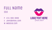 Feminine Lipstick  Business Card Image Preview