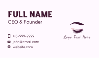 Beauty Eyeliner Makeup Business Card Image Preview