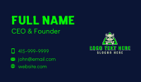 Toxic Demon Skull Gaming Business Card Image Preview