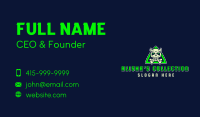 Toxic Demon Skull Gaming Business Card Image Preview