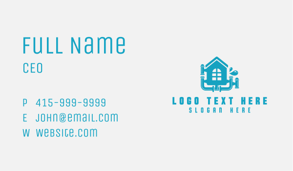 House Plumbing Repair Business Card Design Image Preview