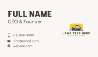 Mountain Quarry Excavation Business Card Image Preview