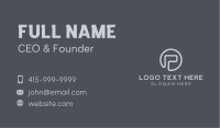 Generic Studio Letter P Business Card Image Preview