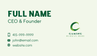 Spa Wellness Letter C Business Card Image Preview