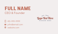 Stylish Business Wordmark Business Card Image Preview