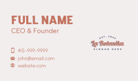 Stylish Business Wordmark Business Card Image Preview