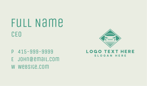 Sports Car Mechanic Business Card Design Image Preview