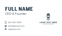 Captain Ship Wheel Business Card Image Preview