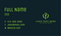 Woman Leaf Wellness Business Card Image Preview