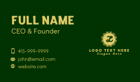 Gold Tailors Lettermark Business Card Image Preview