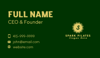 Gold Tailors Lettermark Business Card Image Preview