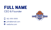 Basketball Shield Varsity Business Card Image Preview