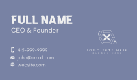 Elegant Pendant Jewelry Business Card Design