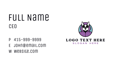 Boston Terrier Dog Hoodie Business Card Image Preview