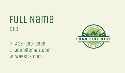 Lawn Mower Landscape Gardening Business Card Image Preview