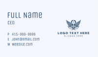 Religious Cross Wings Business Card Image Preview