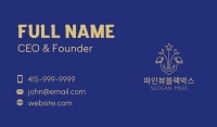 Gold Moon Planet Business Card Image Preview