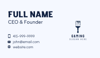 City Building Paintbrush Business Card Image Preview