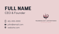 Woman Ballerina Dancer Business Card Image Preview