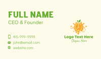 Orange Juice Time Business Card Image Preview