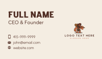 Caveman Wood Club Business Card Preview