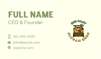 Organic Fruit Cart Business Card Image Preview