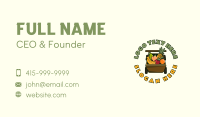 Organic Fruit Cart Business Card Preview