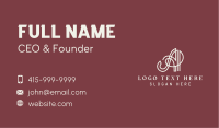 Classic Vintage Letter A Business Card Image Preview